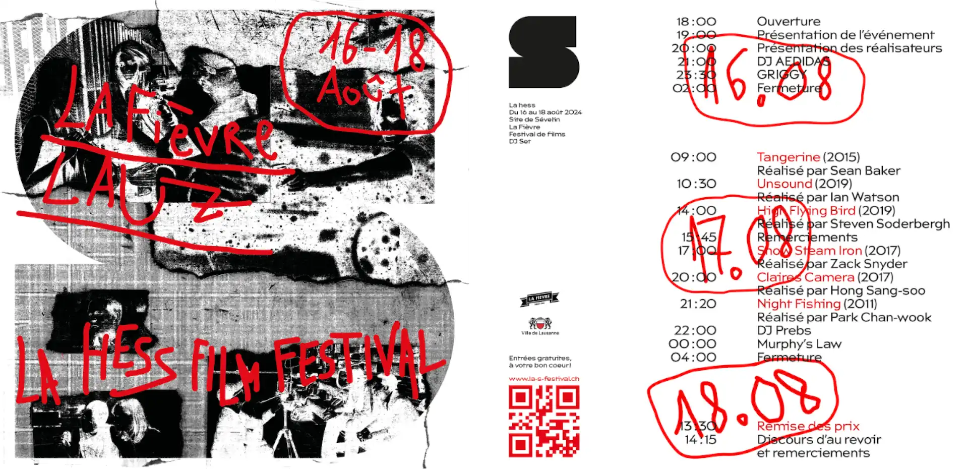 LA HESS FILM FESTIVAL - FLYER