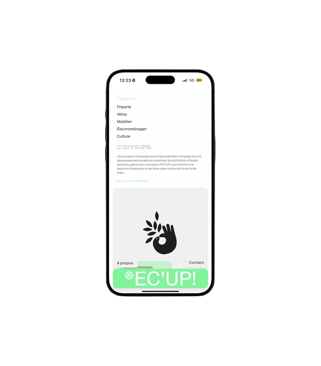 RECUP - Landing Page